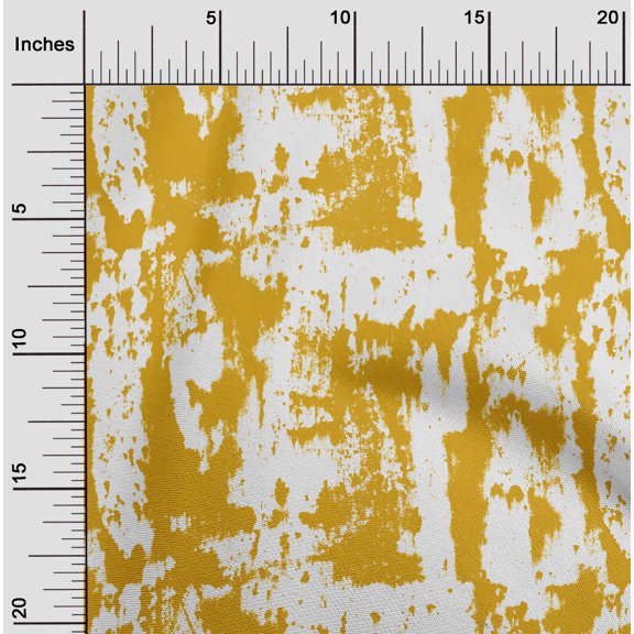 oneOone Cotton Cambric Yellow Fabric Tie Dye Sewing Fabric By The Yard Printed Diy Clothing Sewing Supplies 42 Inch Wide-EM0