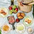 thumbnail image 5 of 48Pcs Floral Paper Plates, 7 Inch Flower Party Plates Floral Disposable Plates for Tea Party, Birthday Baby Shower Garden Wedding Afternoon Decorations, 6 Styles (48, 7 inch), 5 of 6