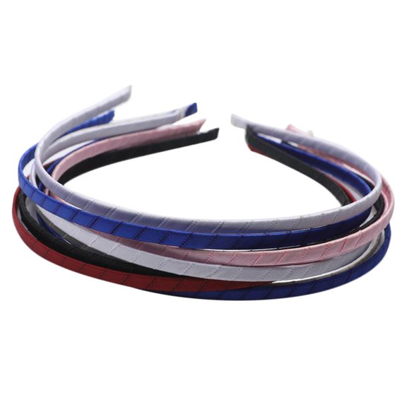 10Pcs Alice Band Headband Hair Hoop Womens Thin Hair Band Hair Accessories - Mixed, 40cm