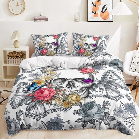 Hosima 3 Piece 3D Digital Printed Duvet Cover Full Size Bedroom Decorative Bedding Set,DEL63-Full