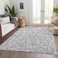 thumbnail image 6 of Addison Rugs Mayfield Premium Machine Washable Transitional Geometric Silver Rectangle Rug, 8' x 10', 6 of 6