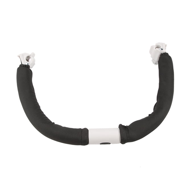 Manillar ajustable para cochecito de bebé, reposabrazos, barra de parachoques, color negro