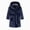 H339-Navy, variant on NOLDARES Hooded Herringbone Boy's And Girl's,Fleece Soft Spa Kimono Long Robe, Kids Comfy Sleepwear Bathrobe(H339-Hot Pink)