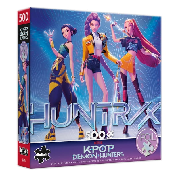 Rompecabezas CEACO Kpop Demon Hunters 500 piezas con acabado foil 54 x 38 cm