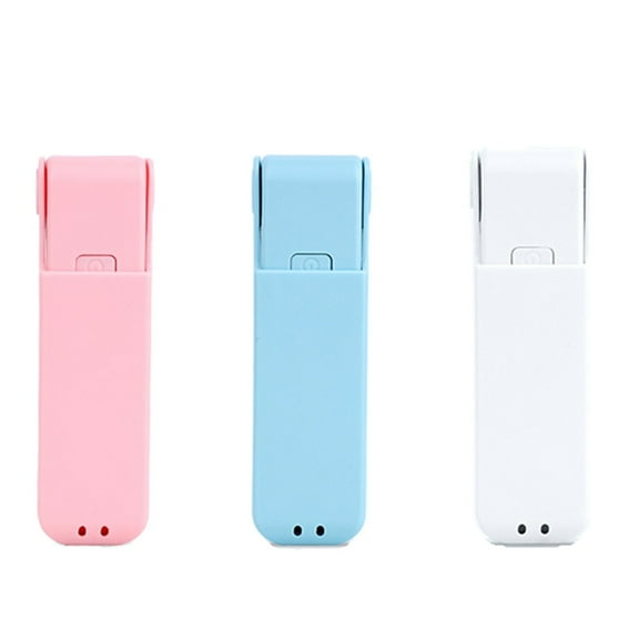 3PCS Mini Portable Fold Fan Charging Household Electrical Appliances Desktop Electric Hold Small Air Cooler
