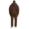 thumbnail image 3 of Trgacdwlo Casual Sweatsuits for Men 2 Piece Fleece Quarter Zip Pullover Hoodies and Sweatpants Winter Athletic Sweatsuits for Men, 3 of 5