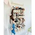 thumbnail image 2 of relayinert Hanging Toy Storage Net | Bohemian Stuffed Animal Organizer Stuffed Animal Storage Rack | 4 Layers C, 2 of 6