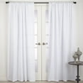 thumbnail image 4 of Saro Lifestyle C082.E5484 54 x 84 in. Nali Rod Pocket Semi Sheer Window Curtain Panel, Ecru, 4 of 5