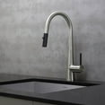 thumbnail image 2 of Kraus Crespo 16.25" Commercial Single Handle Kitchen Faucet, Stainless Steel, 2 of 6