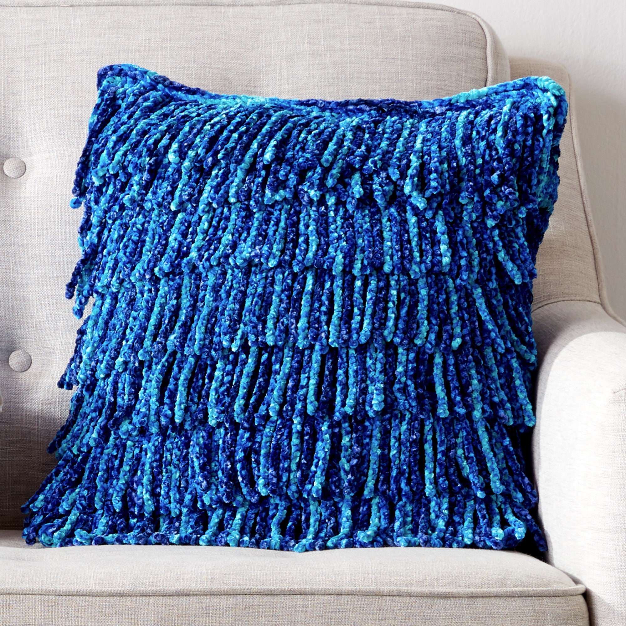 Bernat Crushed Velvet™ 100% Polyester Navy Yarn, 315 yd (2 Pack)