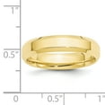 thumbnail image 4 of 10K Yellow Gold 5mm Bevel Edge Comfort Fit Band Size 12, 4 of 4