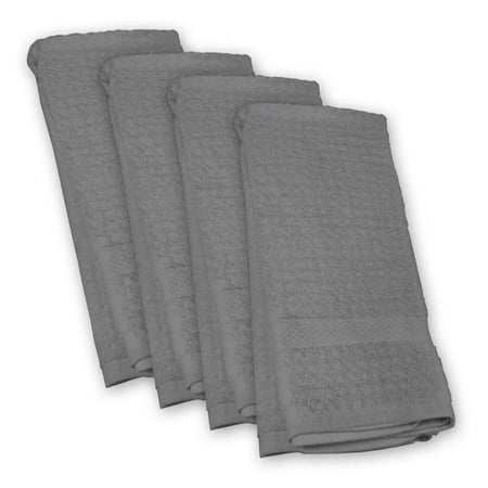 

Blue Chambray French Stripe Woven Dishtowel Set of 3