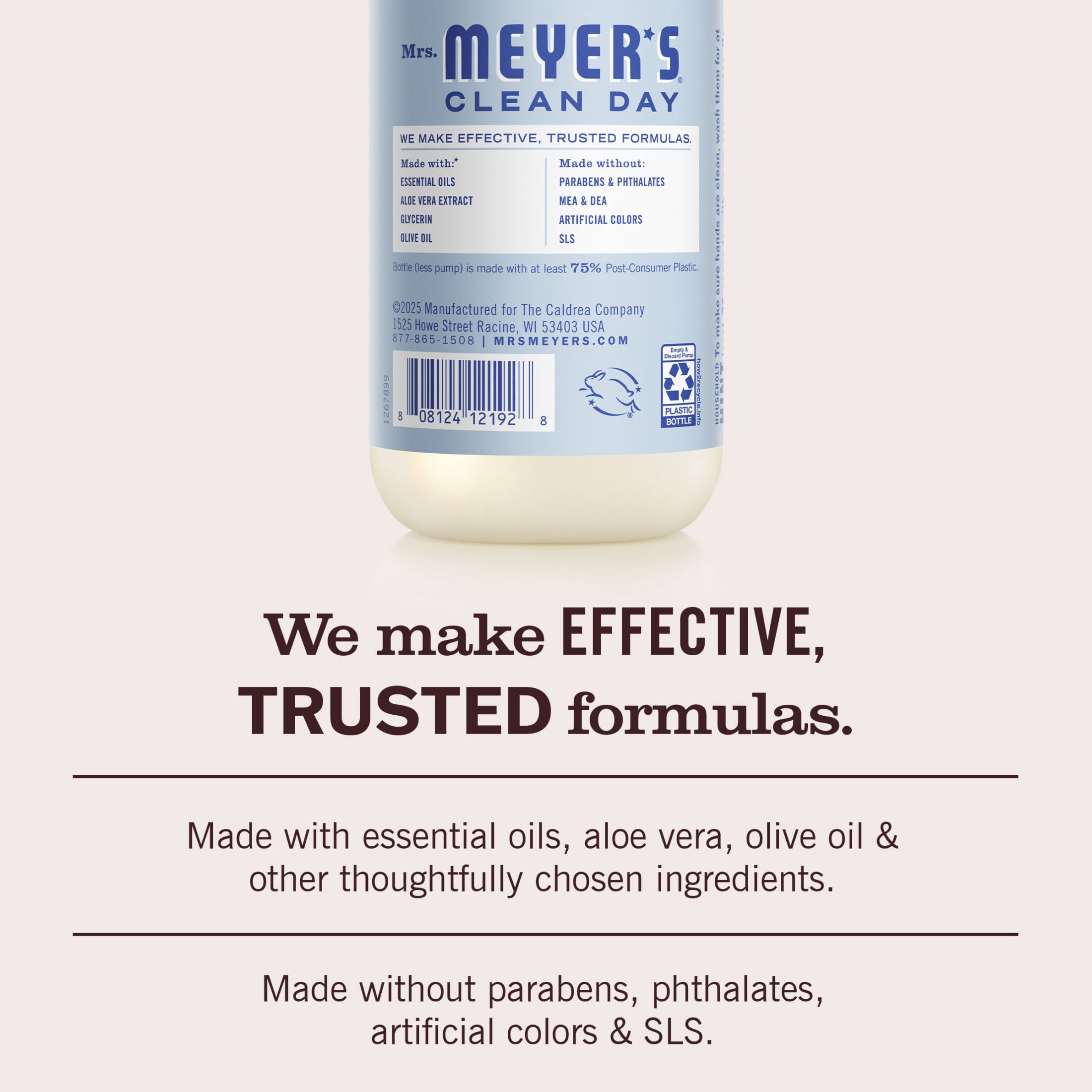 Mrs. Meyer’s Clean Day Hand Soap, Hydrangea Scent, 12.5 Fl Oz