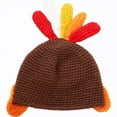 thumbnail image 6 of Kawaii Children Turkey Hat Cute Cap Thanksgiving Knit Hat Halloween All-match, 6 of 12