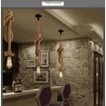thumbnail image 2 of Candelabro de cuerda de cáñamo, candelabro de cafetería, estilo de Bar, candelabro Retro de restaurante de un solo cabezal, estilo americano, 2 of 5