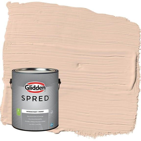 Glidden Spred Scotchtone / Orange Eggshell Interior Paint with Primer, 1 Gallon
