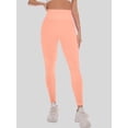 thumbnail image 3 of Set De 2 Leggings Casual o Deportivos Acampanados De Cintura Alta De Mujer En Color Sólido UNITALLA, 3 of 5