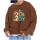 thumbnail image 1 of Sudadera sin capucha para hombre, sudadera con estampado del año 2025, jersey de cuello redondo, manga larga, para ejercicio, sin sombrero, abrigo, sudadera con capucha, blusa de poliéster para hombre, 1 of 3