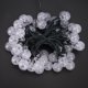 thumbnail image 4 of 5m 20LED Bola de burbuja impermeable Luz de cadena de energía solar para decoración de fiesta navideña al aire libre Bola de luz blanca cálida de 1,8 cm, 4 of 8