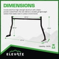 thumbnail image 4 of Elevate Outdoor Truck Rack, Aluminum Adjustable Pickup Bed Utility Rack for Cargo, 4 of 8