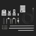 thumbnail image 4 of TURBRO Stainless Steel Rotisserie Kit for Gas Grills with A Cookbox up to 39’’ - Includes 4W Electric Motor, 34’’ - 45’’ × 5/16" Square Spit Rod, Meat Forks, Counterweight - Ideal for Outdoor BBQ, 4 of 6