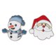 thumbnail image 1 of 2 Pcs Nativity Decor Santa Claus Badge Santa Brooch Pin Chriostmas Cloth Brooch, 1 of 3