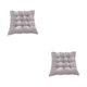 thumbnail image 2 of Ounissouiy Cojín de asiento de tela de poliéster cómodo y transpirable relleno de perlas sin liberación de presión con relleno de perlas gris gris-plata 2Conjunto, 2 of 6