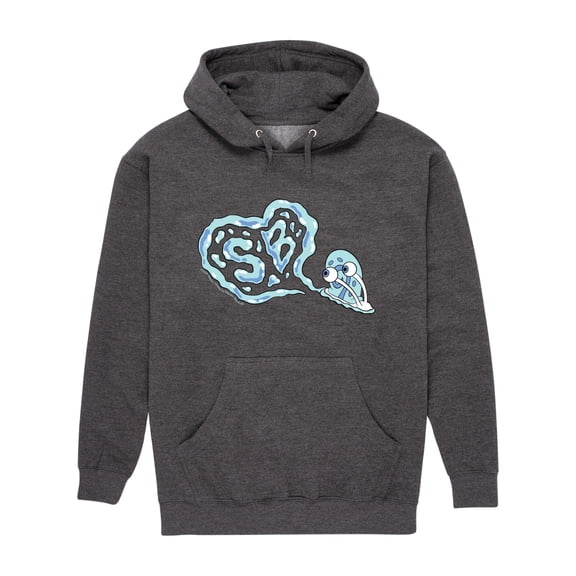 SpongeBob SquarePants - Gary Heart Snail Trail Graphic Fleece Pullover Hoodie