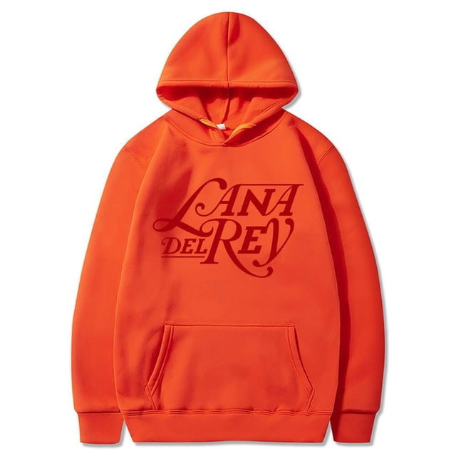 Sudadera con capucha de la cantante Lana Del Rey para hombre y mujer, ropa de calle informal de gran tamaño con estampado gráfico de logotipo, jerséis Harajuku xuanjing unisex