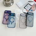 thumbnail image 6 of Allytechgroup Case for iPhone Air, [Compatible with Magsafe] Hard PC TPU Rugged Non-Slip Shock-Absorbent Slim Lightweight Shockproof Protective Magnetic Back Cover for iPhone Air, Purple, 6 of 7