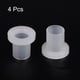 thumbnail image 3 of Uxcell Rodamientos de Manga con Brida, Bushings de Plástico, Bushings de Nylon, Blancos 9.4x11.2x15.5mm 4Pcs, 3 of 5