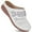 868 White, variant on Ecetana Mules for Women Comfortable Closed Toe Women Wedge Sandals Slip On Shoes