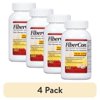 (4 pack) Fibercon Fiber Therapy for Regularity (Calcium Polycarbophil) Caplets 140 ct Bottle