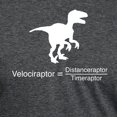 thumbnail image 3 of CafePress - Velociraptor Funny Science T Shirt - Mens Tri-blend T-Shirt, 3 of 4