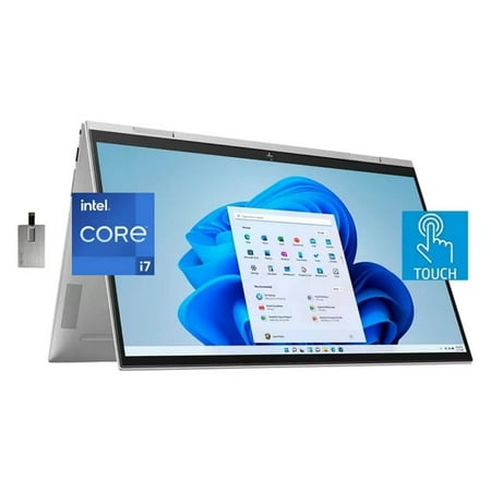 2023 HP Newest Envy X360 2-in-1 15.6" Touchscreen Laptop,12th Generation Intel Core i7-1260P,32GB RAM, 1TB SSD, Intel Iris Xe Graphics,Fingerprint reader,Backlit Windows 11 Home,Silver