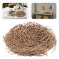 thumbnail image 2 of Artificial Rattan Bird Nest Diy Eggs Nest Handmade Nest Photo Prop Ornament, 2 of 8