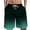 Army Green, variant on Mens Gradient Swimming Shorts Lightweight Quick Dry Swim Trunks Summer Elastic Waist Drawstring Surfing Boardshorts Vacation Holiday Shorts for Men