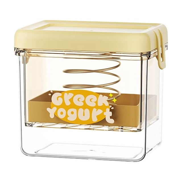 Colador de yogur hecho a sí mismo cremoso griego filtración a presión separador de suero