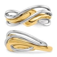 thumbnail image 3 of Ladies 14K Yellow and White Gold Polished Wave Ring, 3 of 5