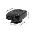 thumbnail image 2 of 2024 New Portable Car Heater 12V 200W Heater For Car Auto Car Heaters Car Windshield Thawing And Demisting Device 2 In 1 Fast Heating & Chill Reduction, 2 of 8