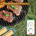 thumbnail image 6 of BYXAS Smart Bluetooth Wireless Meat Thermometer Digital- 600Ft Remote Range, LCD Screen, Ultra-Thin Probe, Waterproof, Multi Sensors Instant Read Thermometer for BBQ, Grill, Oven, Smoker, Kitchen, 6 of 10