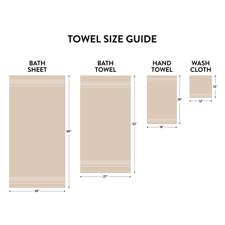 Regular size bath towel sale