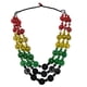 thumbnail image 2 of Collar bohemio, joyería, collar de cuentas de madera para mujer, cumpleaños de dama 3 colores, 2 of 9