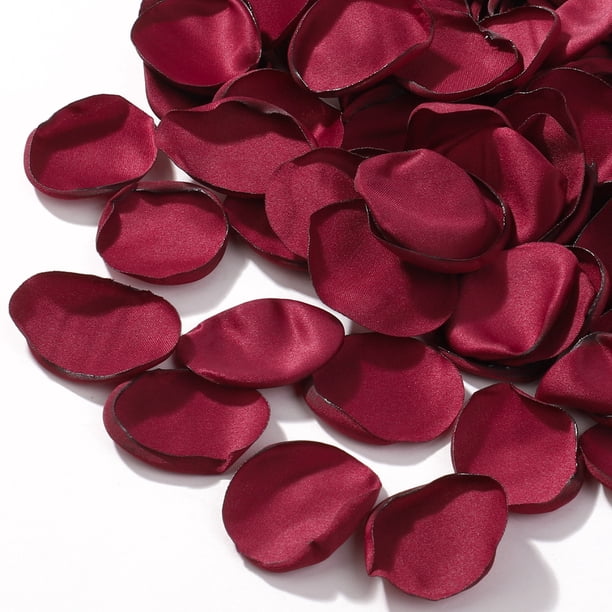 Nvzi 200 piezas de pétalos de rosa de seda, pétalos de flores artificiales para bodas, pétalos, B46