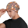 thumbnail image 3 of Xecao Cute Little Fox Print Beanie Knitted Hat for Men Women, Winter Fashion Knit Cuffed Caps Unisex, 3 of 7
