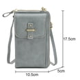 thumbnail image 2 of Bolso bandolera pequeño para teléfono móvil con ranuras para tarjetas de crédito, 2 of 5
