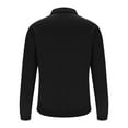 thumbnail image 4 of BiZtdJrK Polos Shirts for Men Long Sleeve Tennis Golf T-Shirts Casual Button V Neck Pullover Blouse Loose Fit Athletic Tops Black XXXXL, 4 of 7
