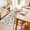 Beige, variant on Hallway Runner Rug 2'x6', Farmhouse Dandelion Kitchen Runner Rugs Non-Slip Carpet Mats, Spring Modern Country Flower Black Beige Bedside Rugs Runners Washable Floor Carpet for Bathroom Laundry Room