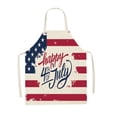thumbnail image 1 of AKEGAMN American Independence Day Apron Home Party Sleeveless Coverall Kitchen Cooking Apron Adjustable Baking Apron (1pc), 1 of 7