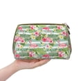 thumbnail image 4 of Gaeub Tropical Flamingo Printed Travel Cosmetic Bag,Makeup Bag, Large Capacity Toiletry Bag for Women, Portable Pouch Make Up Organizer with Zipper and Divider, 4 of 8